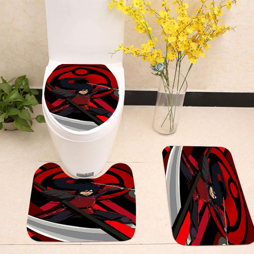 Uchiha madara 3 Toilet cover set up