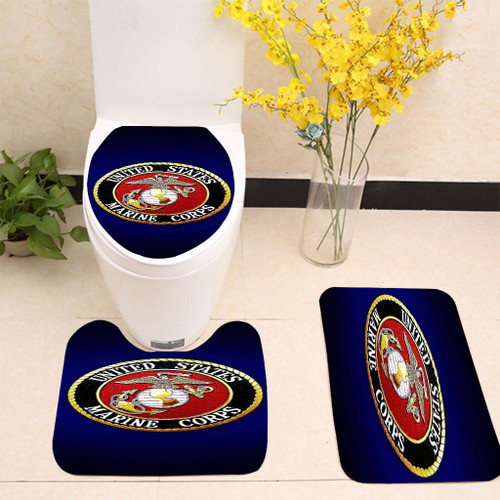 United States Marine Corps Toilet cover set up