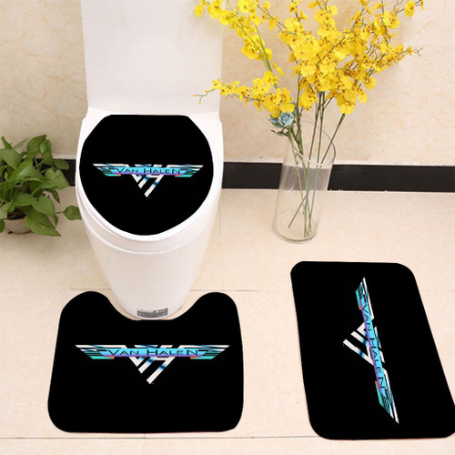 Van Halen Symbol Toilet cover set up