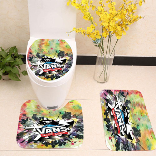 VANS NORTH ACTION Toilet cover set up