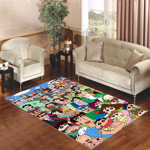 sinchan cartoon Living room carpet rugs