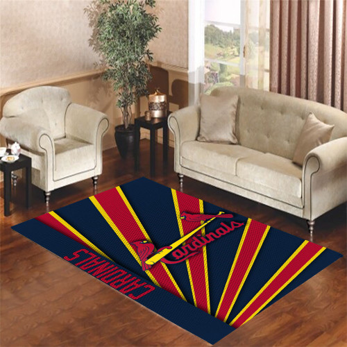 st louis cardinals Living room carpet rugs