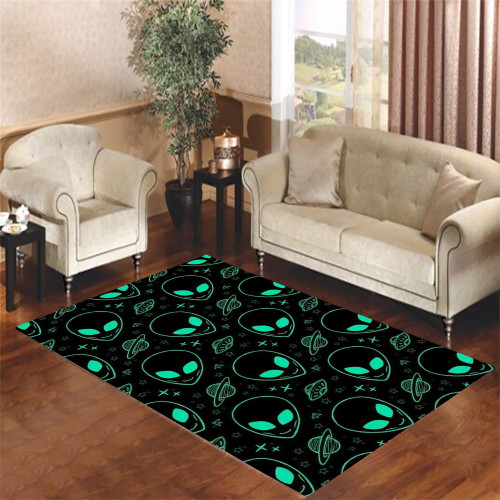 the neon alien Living room carpet rugs