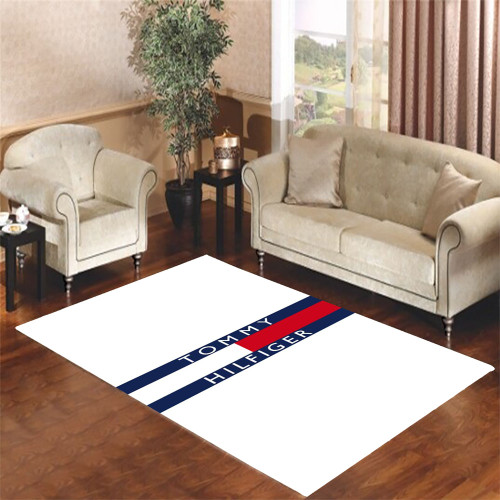 tommy hilfinger wallpaper white Living room carpet rugs