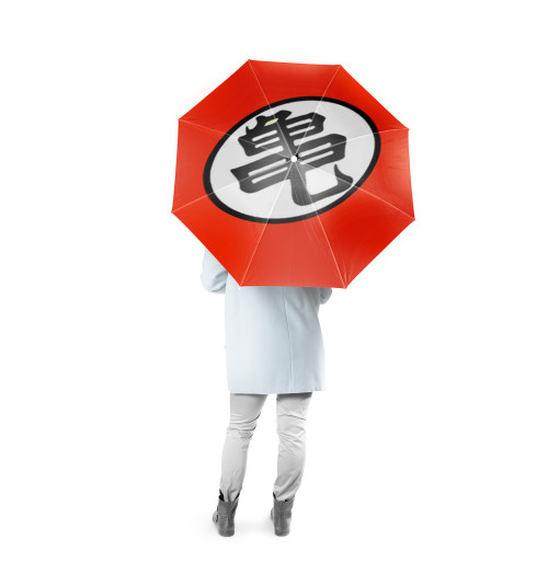 Goku Kanji Symbol Custom Foldable Umbrella