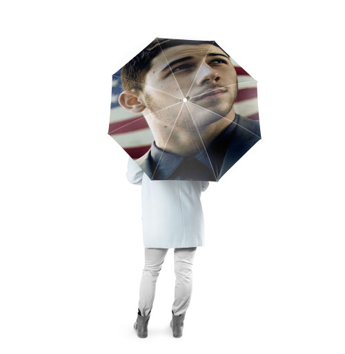 Nick Jonas Flag Custom Foldable Umbrella