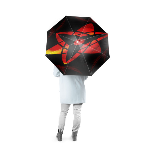 Uchiha Sasuke Mangekyou Sharingan Custom Foldable Umbrella