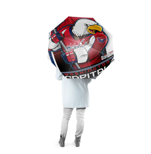 Washington Capitals Mascot Custom Foldable Umbrella