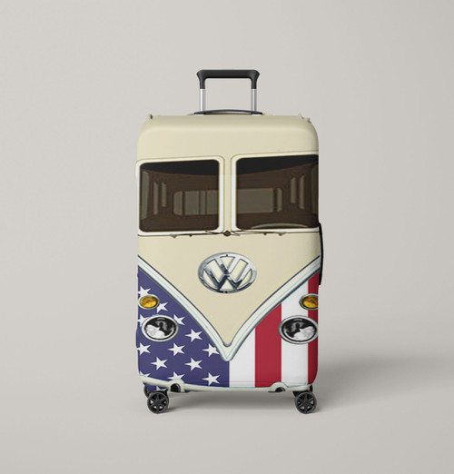 American VW Retro Bus Luggage Cover