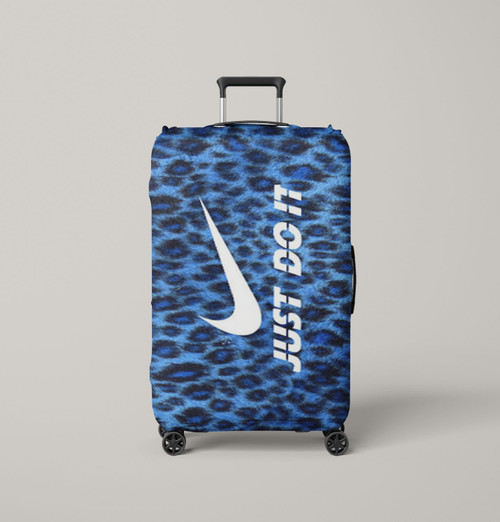 Leopard Just Do it Luggage Cover