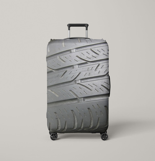 tire tread grey Luggage Cover