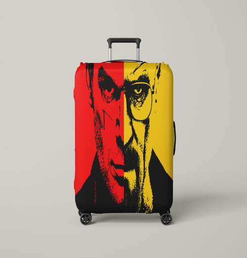 water white meth labs red yellow Luggage Cover