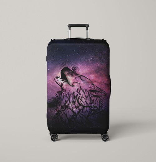 wolf dream catcher galaxy 1 Luggage Cover