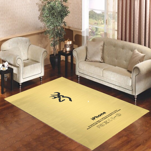 Browning deer gold Living room carpet rugs