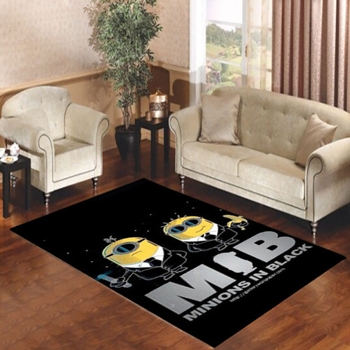 Mib Minions In Black Living room carpet rugs