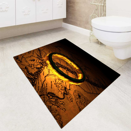 lord of the rings glowing ring bath rugs