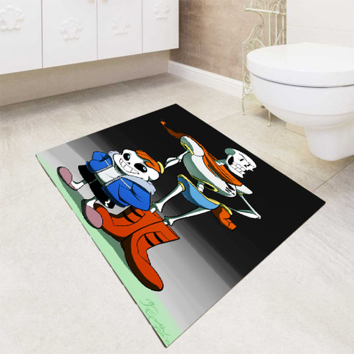 undertale papyrus bath rugs