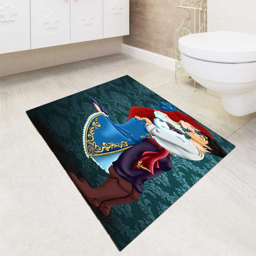 Ariel And Eric Little Mermaid Cartoon bath rugs
