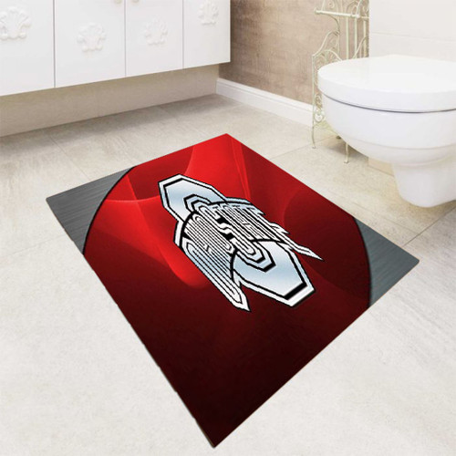 OHIO STATE RED bath rugs