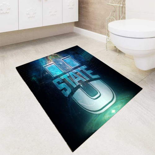 Utah State Nebula bath rugs