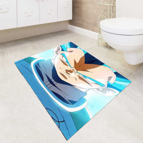 Vegeta Super Saiyan Blue bath rugs