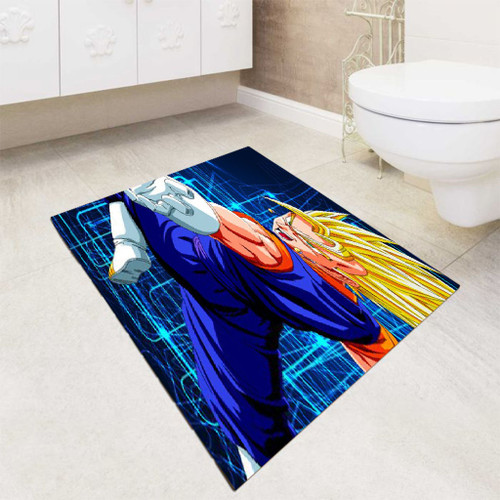 Vegeto super Saiyan bath rugs