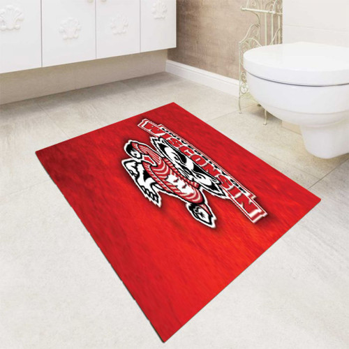 Wisconsin Badgers bath rugs