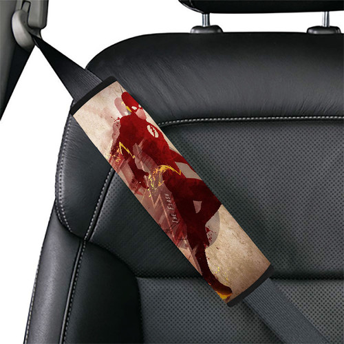THE FLASH silhouette Car seat belt cover