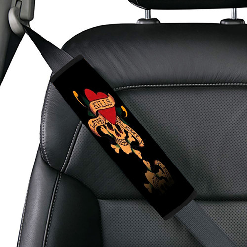 ed hardy love kills slowly black Car seat belt cover