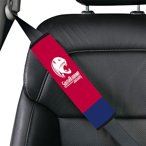 south alabama red split Car seat belt cover
