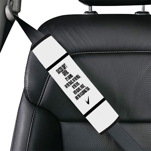 success isnt given nike Car seat belt cover