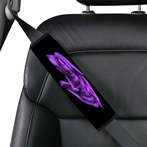 wolf purples Car seat belt cover
