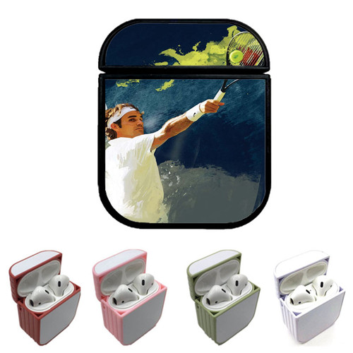 Roger Federer Tennis Legend Custom airpods case