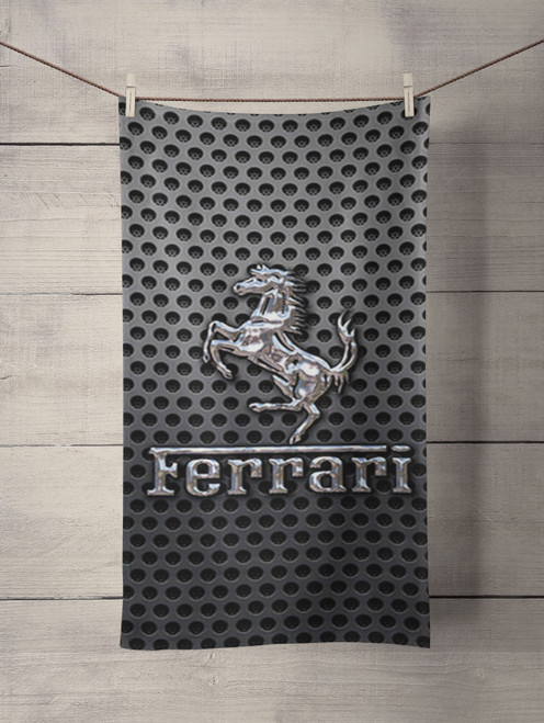 Ferrari Prancing Horse Custom Towel