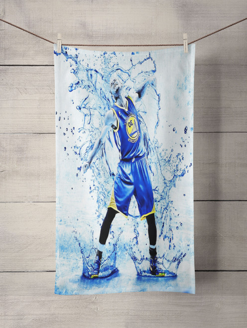 stephen curry water Custom Towel