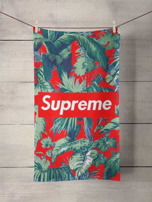 supreme floral Custom Towel