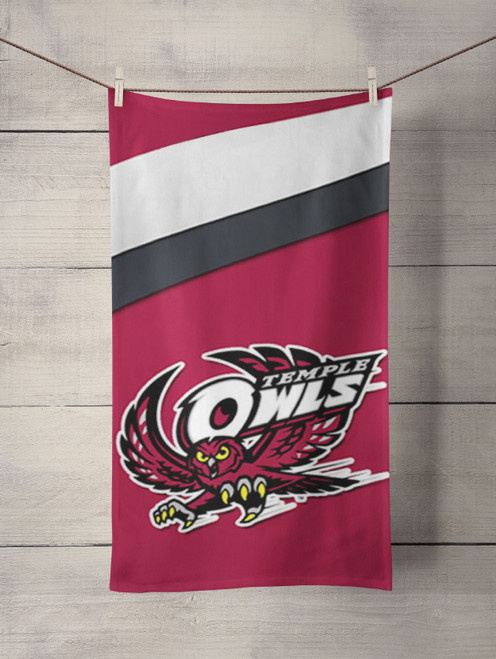 temple owls Custom Towel