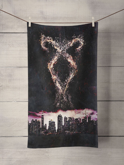 the mortal instruments city Custom Towel