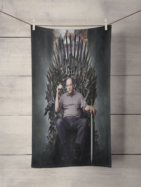 tony soprano on game of thrones Custom Towel