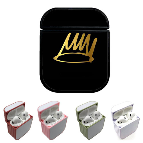 hip hop j. cole king logo Custom airpods case