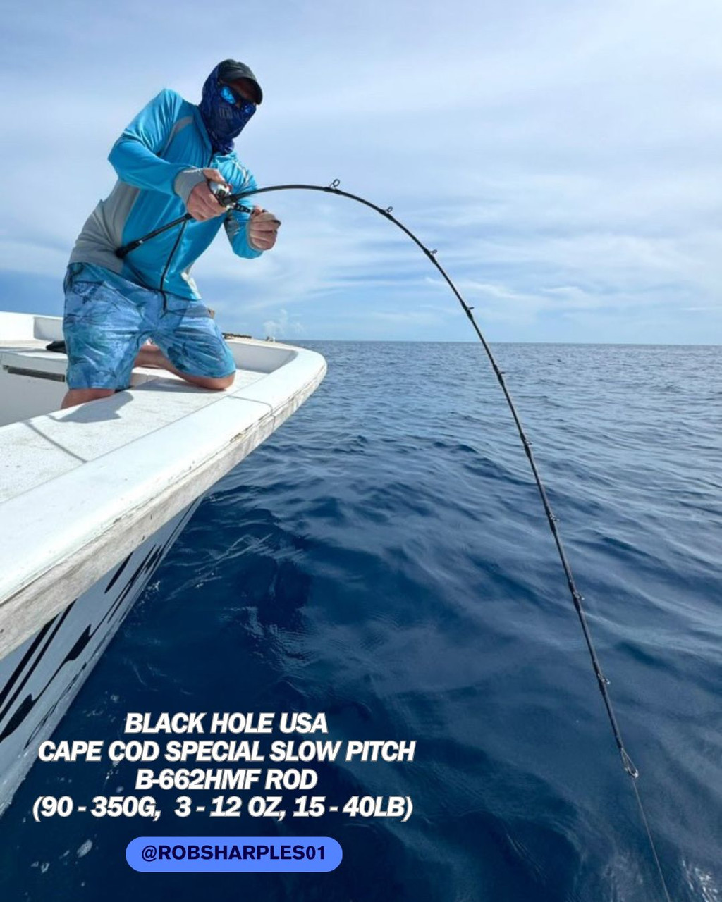 Cape Cod Special Slow Pitch Jigging Blanks, Black Hole USA, Black Hole