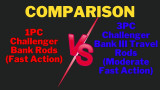 1-Piece vs. 3-Piece Challenger Bank III Travel Rods