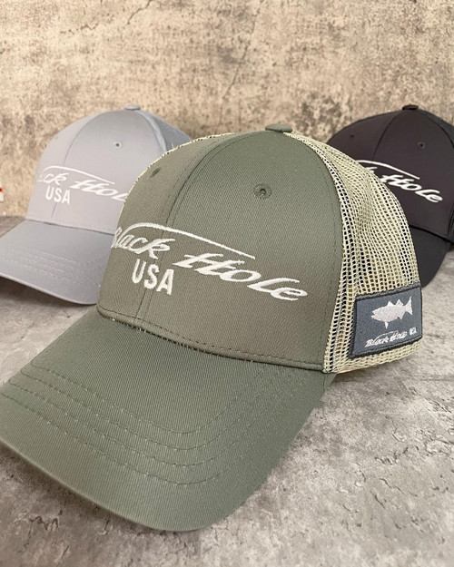 Black Hole USA Trucker Hat
