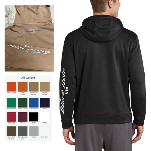 Black Hole USA Sport-Wick Fleece Hoodie Sweatshirt