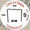 Cobra Hot Staples DZ-08  Z-Pattern 8mm