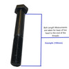 Car O Liner Fastener Plate  Bolt Kit, 150mm - B106 A
