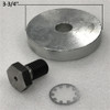 Chief Style Tower Ram Flange 3-3/4" Kit w/ Bolt and Washer