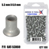Self Piercing Rivets  5.3 X 6.0  for collision repairs