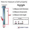 Star-A-Liner Deluxe Anchoring Bolt Kit - Full kit -l