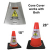 Electric Vehicle High Voltage Warning Sign - Cone Collar-4